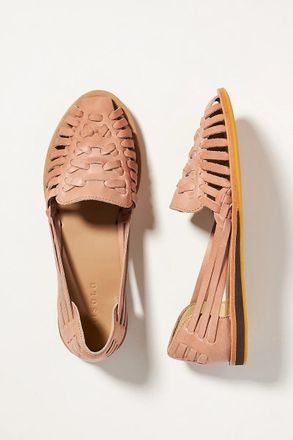 Anthropologie Nisolo Woven Leather Sandals