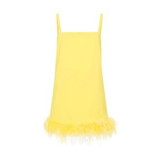 Pinko Pinko, Dames, Jurken, Geel, Maat: XS