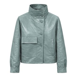 Duno Light Jackets, female, Green, Size: XS Coated Light Jacket