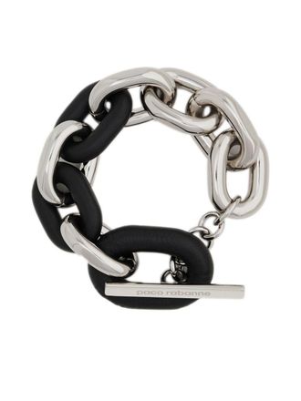 Paco Rabanne Bracciale con decorazione XL Link - Argento