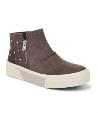 Blowfish Womens Wave Zip Shoe In Charcoal