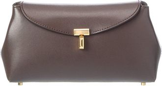 Toteme Toteme T Lock Mini Leather Clutch