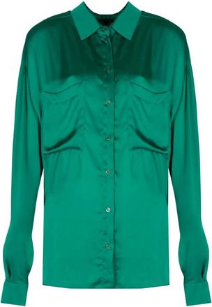 Liu Jo Camicia dal taglio dritto minimal - - Blouses & Shirts - Donna - Verde - M