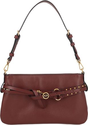 Pinko Leather Belt Mini Gold Studded Handbag
