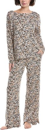 DKNY Dkny 2Pc Notch Top & Pant Sleep Set