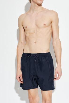 Paul & Shark Swim Shorts With Logo, Mens, Black