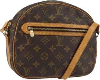 Louis Vuitton Pre-owned Cross Body Bags, female, Brown, Size: ONE SIZE Pre-owned Vintage Canvas Cross Body Bag
