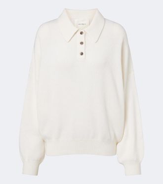 Lisa Yang Pullover polo Etta in cashmere