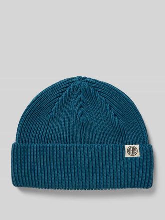 Deus Beanie aus reiner Wolle in Blau, Gr&ouml;&szlig;e 1