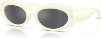 Jimmy Choo London Jc 6002U Zonnebril - Dames - Zonnebrillen - Wit - 54 MM - Accessoires