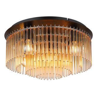 Globo Lighting Plaf&oacute;n - Gorley - Dorado - Vidrio - &Oslash; 50cm - E27