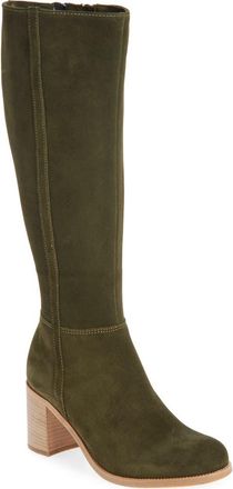 La Canadienne Promise Knee High Boot in Khaki Suede at Nordstrom Rack, Size 6.5