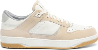 Santoni Stijlvolle Schoenen voor Mannen en Vrouwen - Heren - Sneakers - Beige - 41 1/2 EU - Schoenen