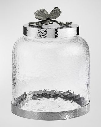 Michael Aram Black Orchid Cookie Jar