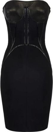 Elisabetta Franchi Dames, Jurken, Zwart, Maat: XS Suède