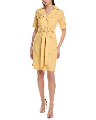 Sharagano Short Sleeve Shirtdress