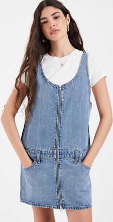 Levi's Vestito corto blu con zip