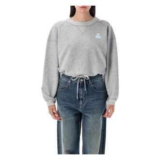 Isabel Marant Dames, Sweatshirts & Hoodies, Grijs, Maat: S Katoen