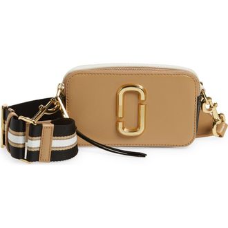 Marc Jacobs The Colorblocked Snapshot Bag in Camel Multi at Nordstrom