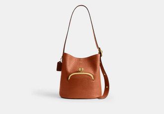 Coach Bleecker Bucket Bag With Kisslock