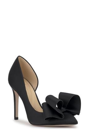Jessica Simpson Penari Pointed Toe Half dOrsay Pump in Black at Nordstrom, Size 5.5