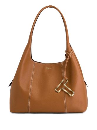 Le Tanneur Juliette zip shoulder bag - Marrone