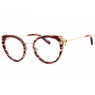 Chopard Ladies Red Cat Eye Eyeglass Frames VCH367V