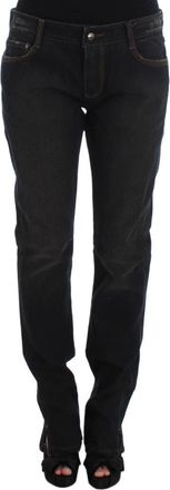 Ermanno Scervino Chique Boyfriend Jeans - Dames - Slim Fit Jeans - Blauw - L - Katoen - Jeans