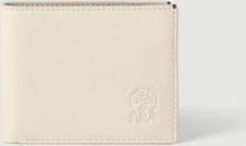Brunello Cucinelli Fine grain calfskin wallet in Chalk at Nordstrom
