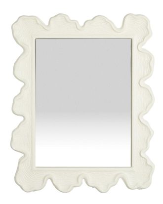 Tozai Home Home Scalloped Organic Wall Mirror