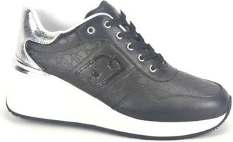 Liu Jo Zwart + Zilver Runner N. Spie Z Sneakers - Dames - Sneakers - Zwart - 40 EU - Schoenen