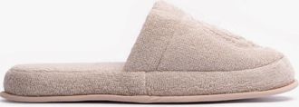 GANT CREST Unisex Mule Slippers Putty - Brown - Size: 6/9.5/7/8/6.5/7.5/8.5/9/13.5/13/16/15.5/15/14.5/14
