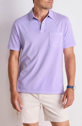 Vineyard Vines Surf Pima Cotton Polo in Lilac Breeze at Nordstrom, Size Small