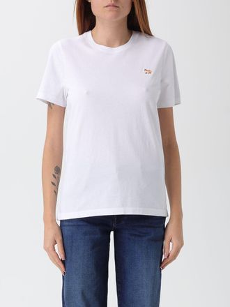 Maison Kitsuné T-shirt in cotone con logo Maison Kitsuné