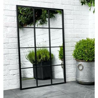 Garden Trading Fulbrook Mirror Rectangular Indoor Outdoor Window Pane 120 x 80cm