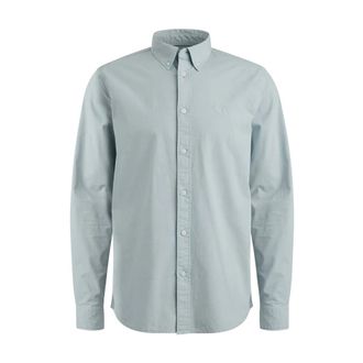 PME Legend Klassiek overhemd lange mouw - Heren - Overhemden - Blauw - Maat: S