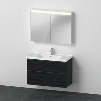 Duravit Juego De Muebles D-neo, Mueble Lavabo Con Mueble De Pared Y