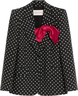 Valentino Garavani Giacca con stampa Supergran Plusdepois - Nero