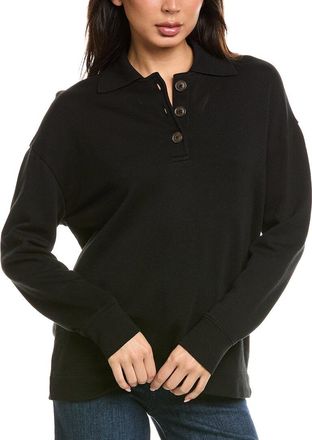 Vince Rib Trim Polo Shirt