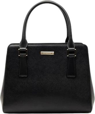 Burberry Pre-owned Handbags, female, Black, Size: ONE SIZE Pre-owned Leather Tote