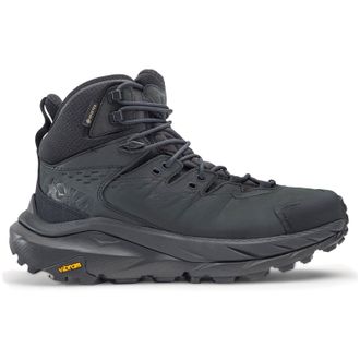 Hoka One One Hoka Kaha 2 GTX Leather Nubuck Mens Ankle Boots - Black Black - Size:UK 10.5