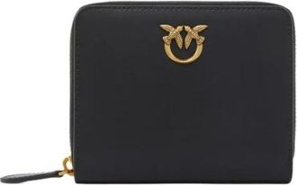 Pinko Stijlvolle Portemonnees voor Vrouwen - Dames - Portefeuilles - Zwart - ONE Size - Leer - Accessoires