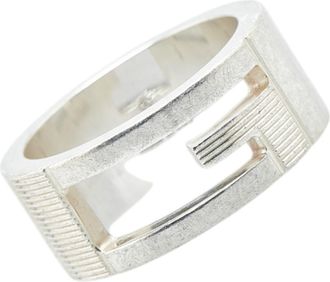 Gucci Silver 925 Band Ring (Pre-Owned)