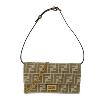 Fendi Pre-owned Vintage Schoudertas - Dames - Pre-owned - Beige - Maat: ONE Size