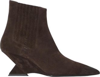 The Attico Dark Brown Cheope Boots