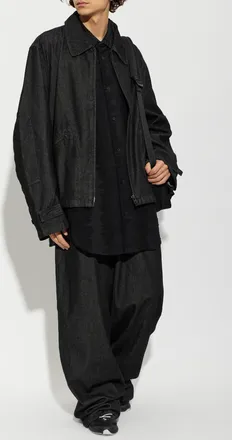 Yohji Yamamoto Denim Jacket, Mens, Black