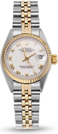 Rolex Pre-owned Rolex Datejust Automatic Chronometer White Dial Ladies Watch 69173 WRJ