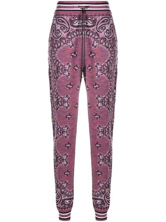Amiri Pantaloni sportivi con stampa - Viola
