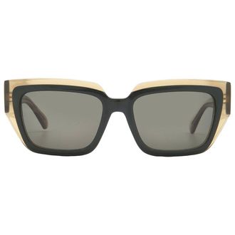 Ferragamo Green Square Ladies Sunglasses SF2002S 327 55