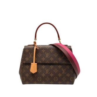 Louis Vuitton Pre-owned Cluny BB - Dames - Pre-owned - Bruin - Maat: ONE Size Leer